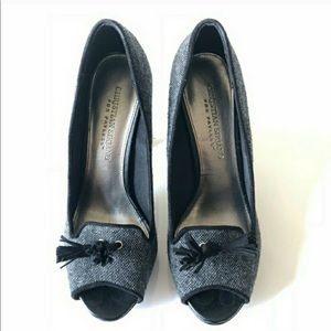 Christian Siriano NWOT peep toe platform heels